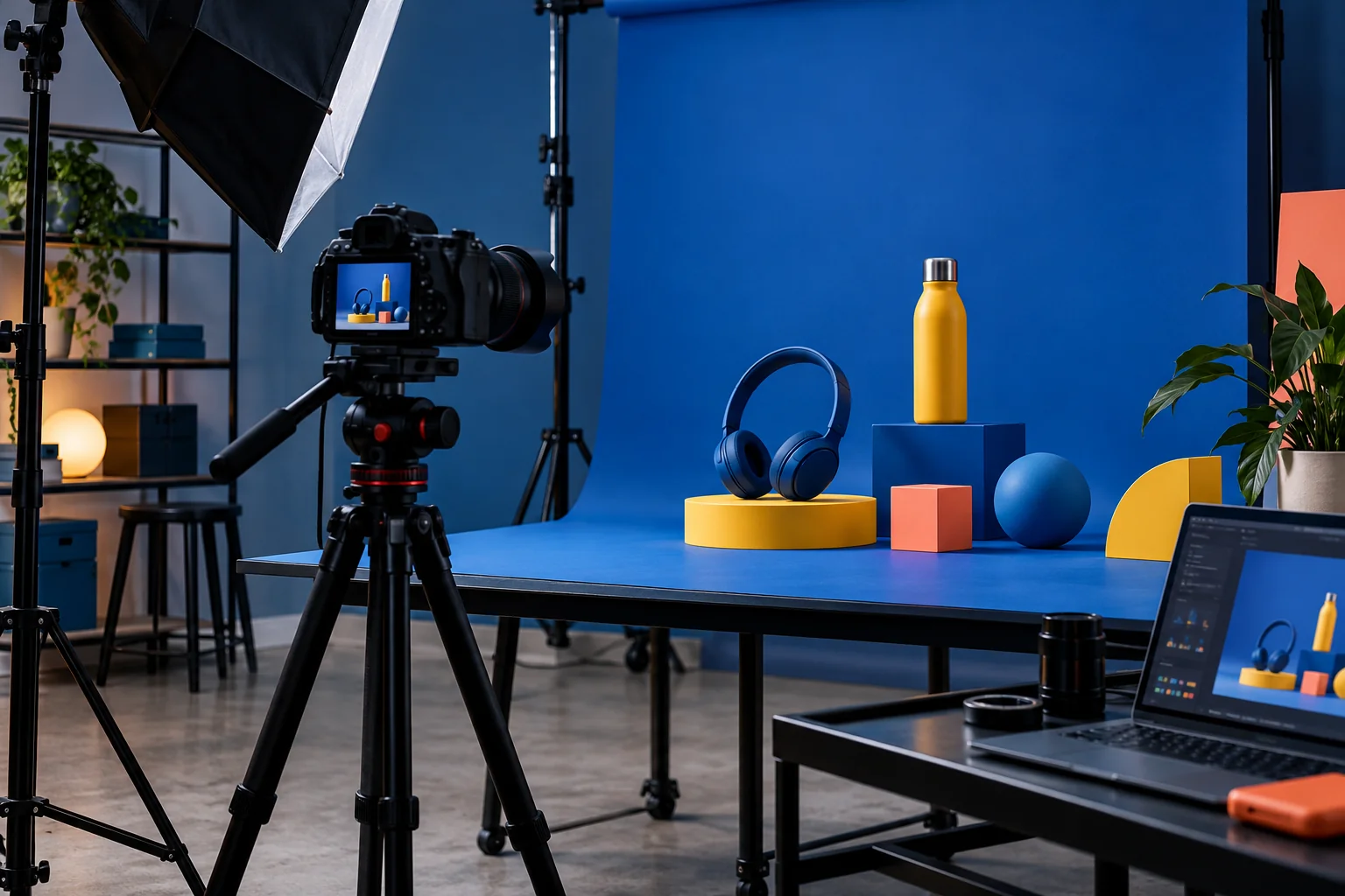 Product photography and content creation studio